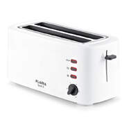 Tostador Flama 948FL - 1630W, 2 Ranuras largas, 6 Ajustes, Blanco