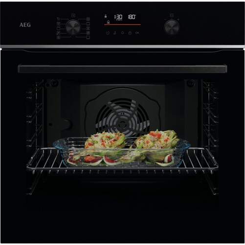 Horno Pirolítico AEG OU5PB41WSB - 72 L, Guía Telescópica, Clase A++, Wifi, Táctil, Negro
