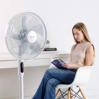 VENTILADOR PIE TAURUS ICE BRIS SIL 40CM MD DC 3EN1