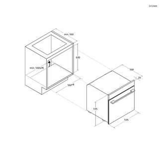 HORNO CANDY CA6NP5B3EHTX 78L MF GT INOX