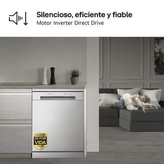 LVJ. LG DF142FV 5P QUADWASH 45DB INOX