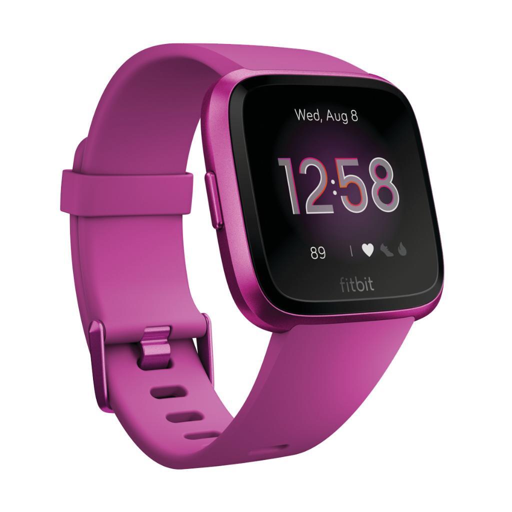 Smartwatch Fitbit Versa Lite Morado - Sueño, 15 Modos, SmartTrack, R. Cardiaco, Sumergible 50m
