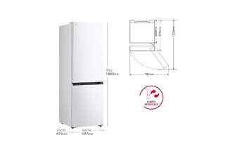 FRICOM. LG GBBS716CSW 186 BCO