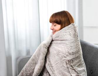MANTA BEURER HD150 XXL TAUPE NORDIC 150x130 150W