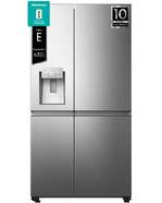 Frigor&iacute;fico Americano Hisense RS818N4IIE1 - Clase E, 179x91 cm, No Frost, Dispensador,  Inox