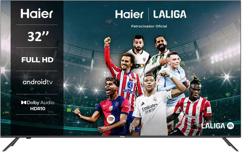 TV 32" Haier H32K702FG -  Full HD, Android TV, Chromecast, HDR10, PVR, HDMI 2.1
