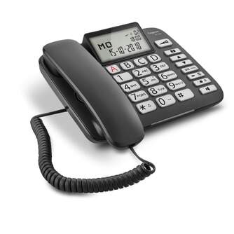 TELEFONO SOBREMESA GIGASET DL580 BLACK