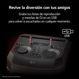 ALTAVOZ LG XBOOM RNC9 1000W DJ FM/DAB  BT 2XUSB