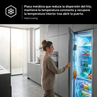 FRICOM. SAMSUNG RB34C775CS9/EF 185x60 NF INOX META