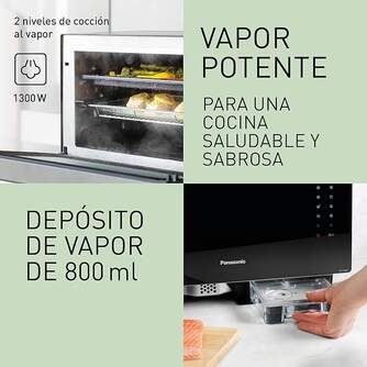 MICR. PANASONIC NNCS88LBEPG 4EN1 VAPOR CONVEC 31L