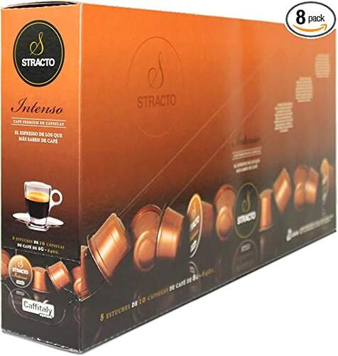 Capsulas Caffitaly Stracto Intenso Naranja - Estuche 80 unidades