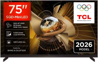 TV TCL 75%%%quot; 75X11L UHD SQDMINILED GOOGLETV 144H B%%%amp;O