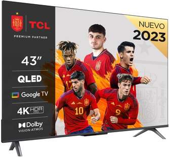 TV TCL 43%%%quot; 43C649 UHD QLED GOOGLETV GAME MASTER