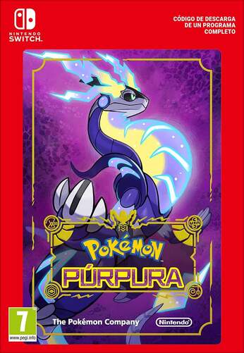 Pokémon Púrpura - Pegi 7, Nintendo Switch