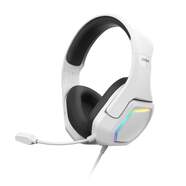 Auriculares Krom Kopa 7.1 Virtual - Para PC, PS4, PS5 y Switch, control de volumen, luz RGB, Blanco