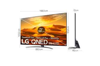 TV LG 75%%%quot; 75QNED916QE QNED MINILED ALFA7 DOLBYATMO