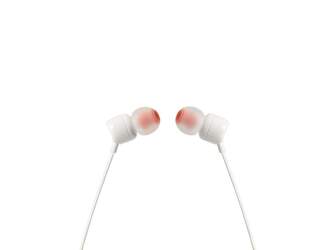 AURICULARES JBL TUNE 110 CABLE WHITE E
