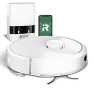 Aspiradora Robot Roomba 105 Y351240 - Friega, Autovaciado, 3 Modos, 120 Min, 7000 Pa, Blanco