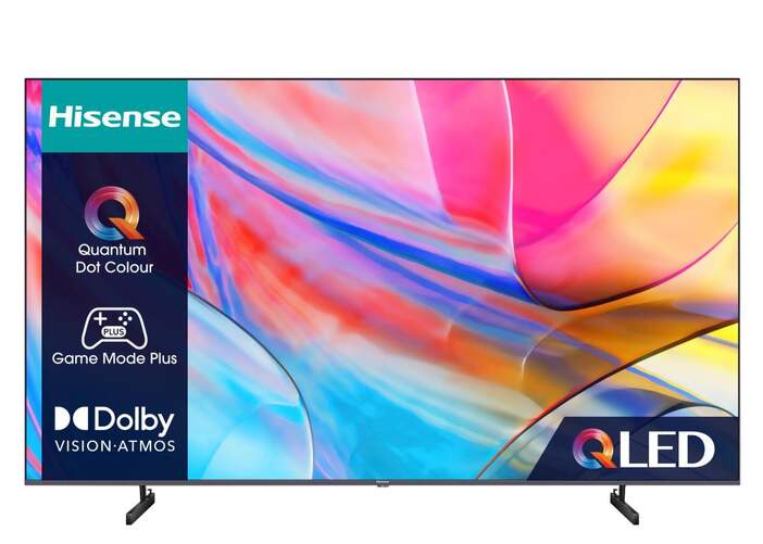 TV Hisense 75" 75A7KQ - 4K Ultra HD, QLED, HDR 10+