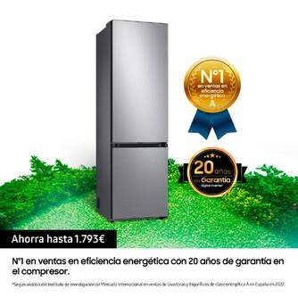 FRICOM. SAMSUNG RB38A7B6BS9 203x60 INOX METALCOOLI