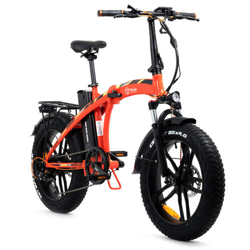 Bicicleta Eléctrica Youin You-Ride Dubai BK1600O Naranja - 250W 36V 10 Ah, 20", 35-45km, Plegable