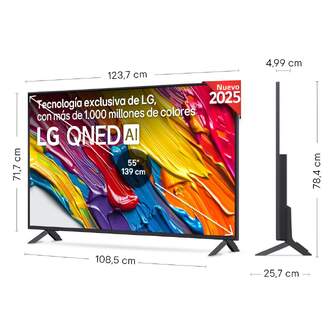 TV LG 55%%%quot; 55QNED82A6B UHD QNED ALFA7 WEOS25