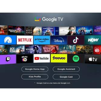 TV TCL 75%%%quot; 75P6K UHD GOOGLETV HDR10 DOLBY AUDIO