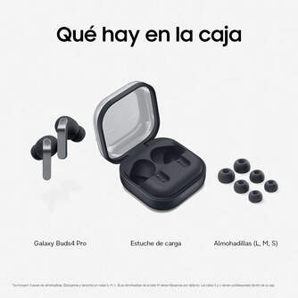 AURICULARES SAMSUNG BUDS 4 PRO BLACK