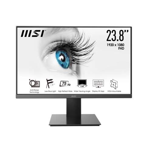 Monitor 24" Gaming MSI MP241X - Full HD, 75Hz, VA, 4ms, AntiFlicker, VGA, HDMI, Vesa