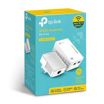 ADAPTADOR PLC TP-LINK AV600 WIFI N300 KIT