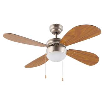 VENTILADOR TECHO FM VT105 105CM 4A C/L MADERA