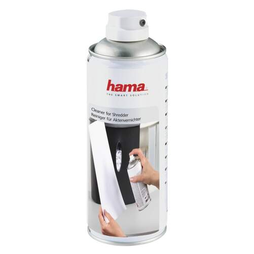 Limpiador para trituradoras de papel Hama 00113820 - 400 ml, aplicar en hojas DIN A4 e insertar