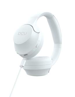 AURICULARES DCU DIADEMA TRUE IMMERSIVE ANC BLANCO