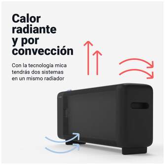 RADIADOR MICA U.BLUE 4020B UCRM9003 1500W NGRO