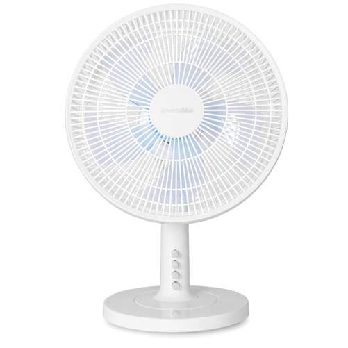 Ventilador de sobremesa Universal Blue 7035W - 35W, diámetro 25 cm, blanco