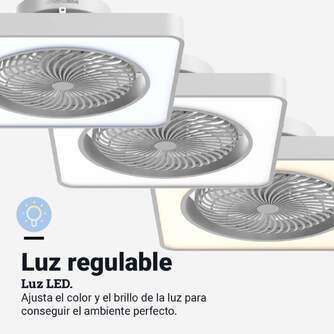 VENTILADOR TECHO U.BLUE SOLANO 7048W DC WIFI 48CM