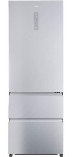 Frigorífico Combi Haier HTR5720ENMG - Clase E, 200x70cm, 483L, NoFrost, Humidity Zone, Inox