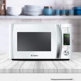 Microondas Candy CMXG 20DW | 700W, 20 Litros, Con Grill, 40 Programas