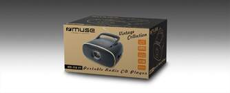 RADIO CD MUSE MD-202 VT NEGRO