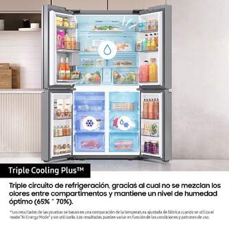 FRI. SAMSUNG RF65DG960ESREF 180x92 4P ACERO DISP