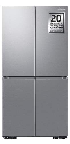 Frigorífico Americano Samsung RF65DG960ESREF - 180 x 92 cm, 4 puertas, Inox, con display