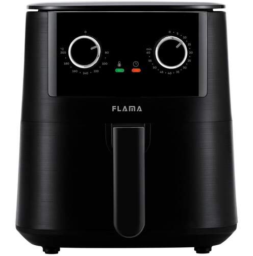 Freidora Aire Flama 646FL - 1400W, 4.2 Litros, Programable, 80-200ºC, Negra