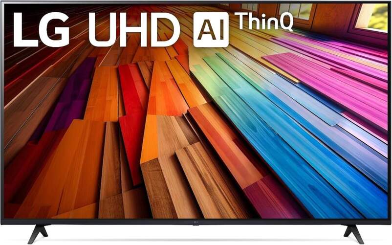 TV LG 50" 50UT80006LA - 4K Ultra HD, WebOS 24 Alfa 5, 20 W, Bluetooth 5.0, 60 Hz, HDR10