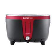 Barbacoa Flama 4006FL Port&aacute;til - 31 cm, Carb&oacute;n, Inox