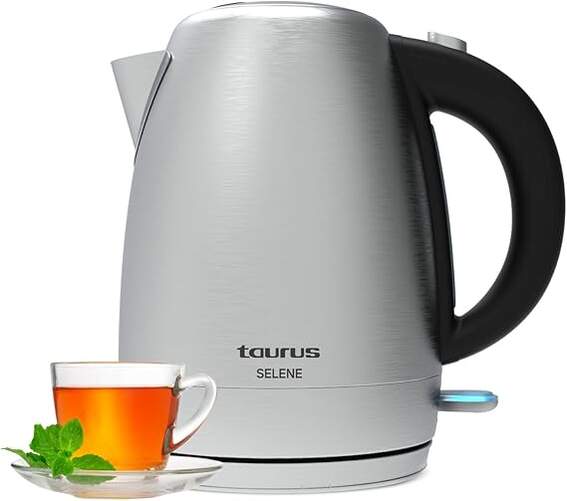 Hervidor Taurus Selene - 1,7 L, 2200 W, Inox