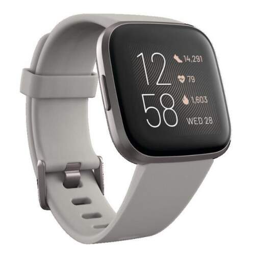 Smartwatch Fitbit Versa 2 Gris - Acelerómetro, Ritmo Cardiaco, Altímetro, WiFi, NFC, Micro, BT