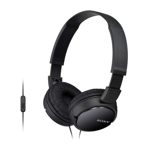 Auriculares Sony MDR-ZX110 Negro - 12Hz - 22kHz, Diafragma 30mm, Micro