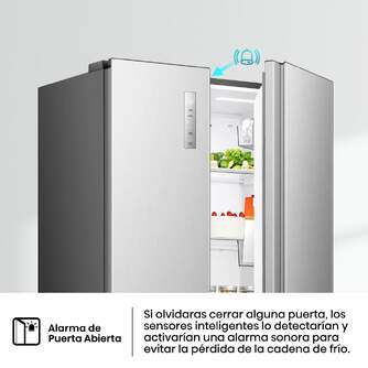 FRI. HISENSE RS3P558NEIC 179x91 NF INOX DSP METALC