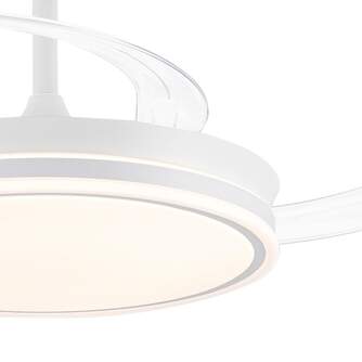 VENTILADOR TECHO CRISTAL EVO RETRAC 72W MD BTH APP