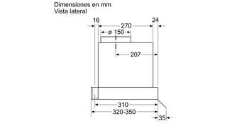 CAMP. BALAY 3BD896MX INOX 90CM 620m3h